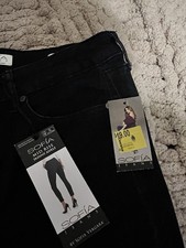 Sofia Jeans By Sofia Vergara Women  s Skinny Ankle Size 10 Black Dark Wash Jeans
