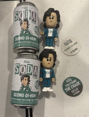 Funko Vinyl Soda Squid Game: Seong Gi-Hun Bundle (Chase & Common) Player 456