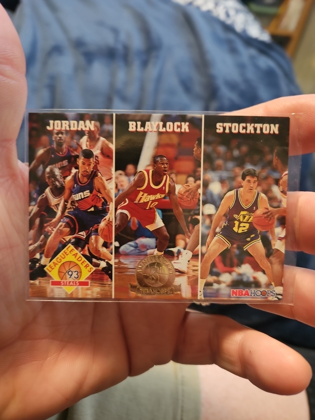 Michael Jordan Blaylock John Stockton 1993-94 Skybox NBA Hoops Card # 289 J3202