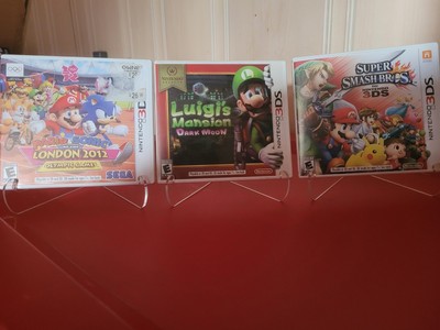 3DS Games X3 Luigi Mario Smash