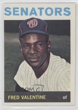 1964 Topps Fred Valentine #483 qp4