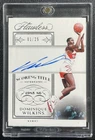 DOMINIQUE WILKINS 2023-24 PANINI FLAWLESS #FST-DWL SCORING TITLE AUTO 1/25 HAWKS