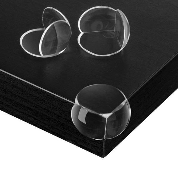 8 X Kantenschutz Selbstklebend MöBel Eckschutz Set Tisch Eckenschutz Transparent-image