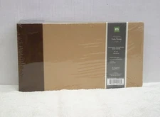 NEW MAKING MEMORIES CHOCOLATE FLOCKED CHIPBOARD 6X9” MINI BOOK #29170