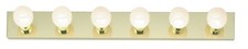 Used Nuvo Lighting SF77/190 Six Light Bath Vanity-36 Inches Wide by 4.75 Inches