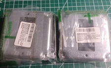  2 Pack 4" Square Metal  Electrical Box, With Single Decora Switch Cover