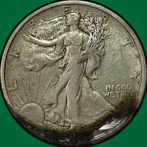 1920-D Walking Liberty Half Dollar Extremely Fine XF Coin #36681