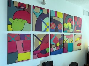 Kaws Artwork 8x4 Feet