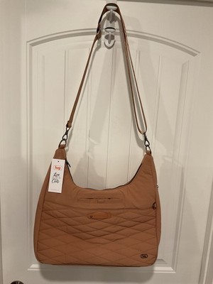 NWT Lug Balsa CloudGo Large Hobo Crossbody Bag Chai Latte