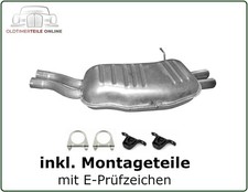 Silencieux Arrière BMW 3 Série E46 - 320 325 330 Cabriolet Touring Coupé