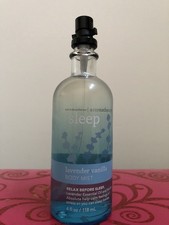 Bath Body Works Aromatherapy SLEEP LAVENDER VANILLA Pillow Spray 4 oz