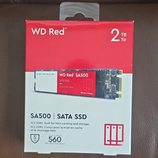 Western Digital WD Red SA500 2TB M.2 2280 SATA III Internal SSD WDS200T1R0B