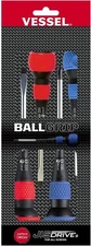 VESSEL 2204PBU BALL GRIP Screwdriver 4PC. Set