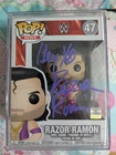 Scott Hall Razor Ramon Signed Autograph WWE Funko Pop #47 Vinyl Figure with COA