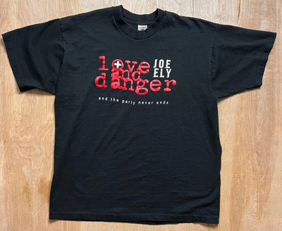 Joe Ely Love and Danger Single Stitch Tour T-shirt K1288