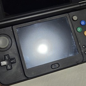 Nintendo "New" 3DS Super Mario Black Friday Edition Console System Tested Works