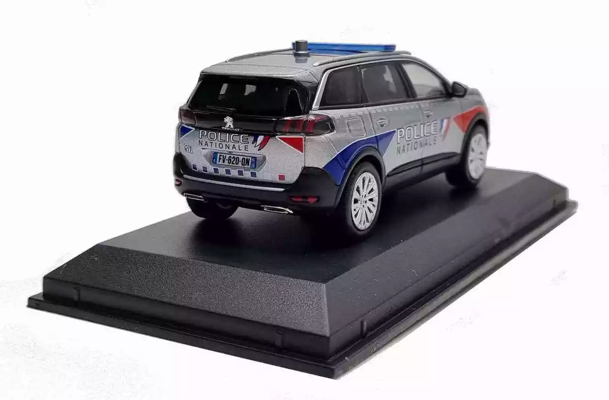 Peugeot 5008 Gt Police National 2021 1/43 NOREV Car Collection