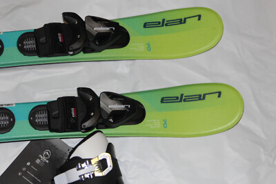 NEW ELAN pinball 70cm kids skis with bindings +Roxa ski boots 14.5