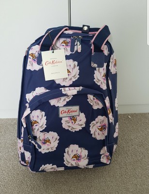 cath kidston blue floral backpack