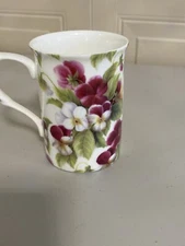 Stechcol Gracie Bone China coffee mug tea Cup Floral Design Beautiful 