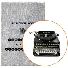 Remington Deluxe Junior Typewriter Instruction Manual User Repro Antique Vtg thumbnail