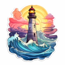Huge XXXL Car Decal Sticker Lighthouse Decal