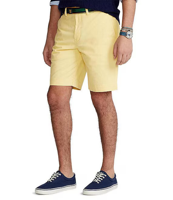 Мужские оксфордские шорты свободного кроя Polo Ralph Lauren желтый 40 12490₽