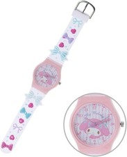 Sanrio character watch, chronograph, multi-color quartz, My Melody, 180297