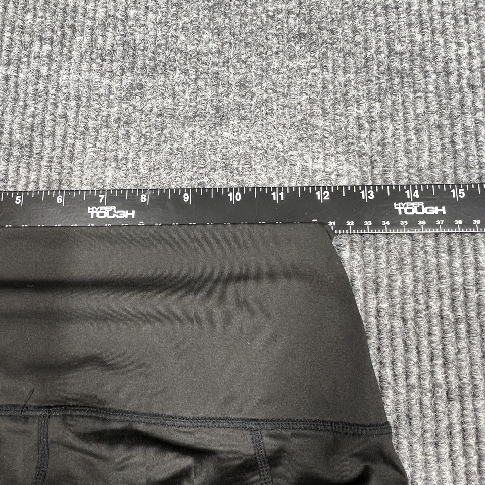 Shein Pants Womens Medium Black Yoga Leggings Flared Bottom Stretch