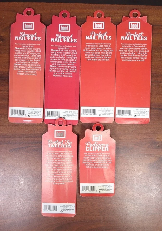 New Sealed Nail Files. Perfect-Shaped Manicure Pedicure (6-PACK)  - Image 3 of 4