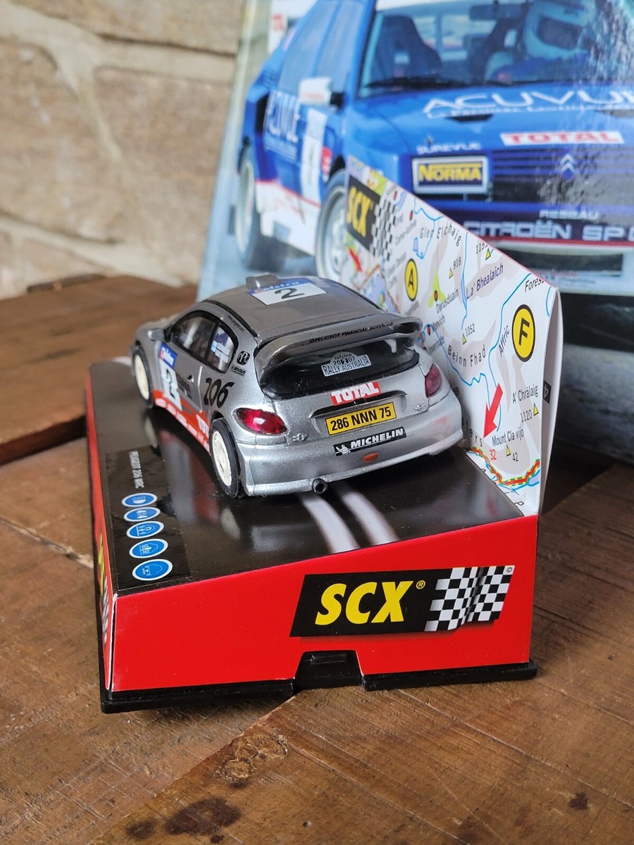 Voiture Slot Scalextric 1/32 Peugeot 206 WRC D'occasion - Circuit, Collection, Jouet Pour Enfant Et Adulte