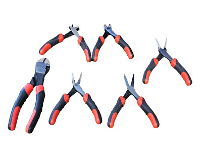 6 Gearwrench Needle Long Nose Pliers Wire Cutters Snips Duck Bill Pliers Set