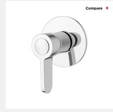 American Standard T342430.002 In-Wall Diverter Valve Trim-Lever Chrome Handle