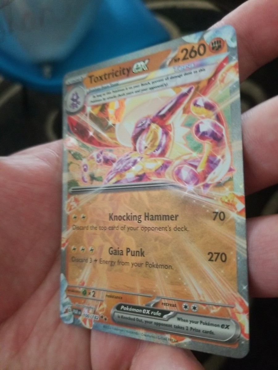 Toxtricity ex - 100/182 SV04: Paradox Rift (SV04) Pokemon Double