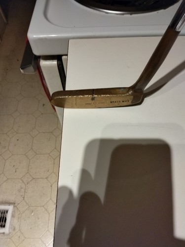 DUNLOP Long Neck BrassMax Blade Putter, RH, A classic. Read. - Picture 6 of 7