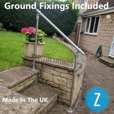 Freestanding Outdoor Mobility Handrail Disability Grab Rail For Garden Steps Z