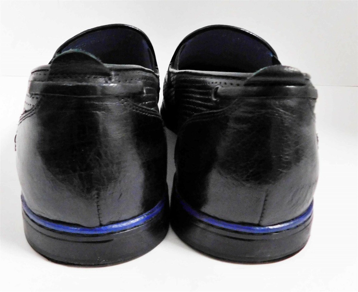Carlo Pazolini Beautiful timeless Italian loafers CARLO PAZOLINI Oxford Black Patent Leather Lace-Up Shoes Sz  main image 2