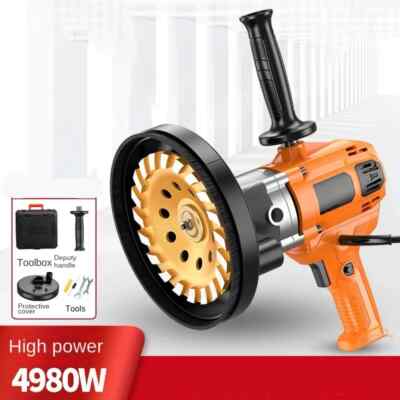 4980W 220V High-power Concrete Grinder Wall and Floor Joint Cement Block Grinder