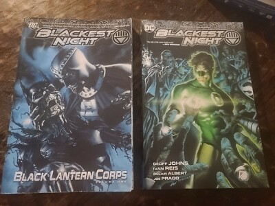 Blackest Night Black Lantern Corps DC Set Of 2