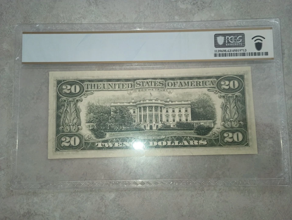 PCGS 1981 $20 Federal Reserve Note Chicago  - Image 2 of 2