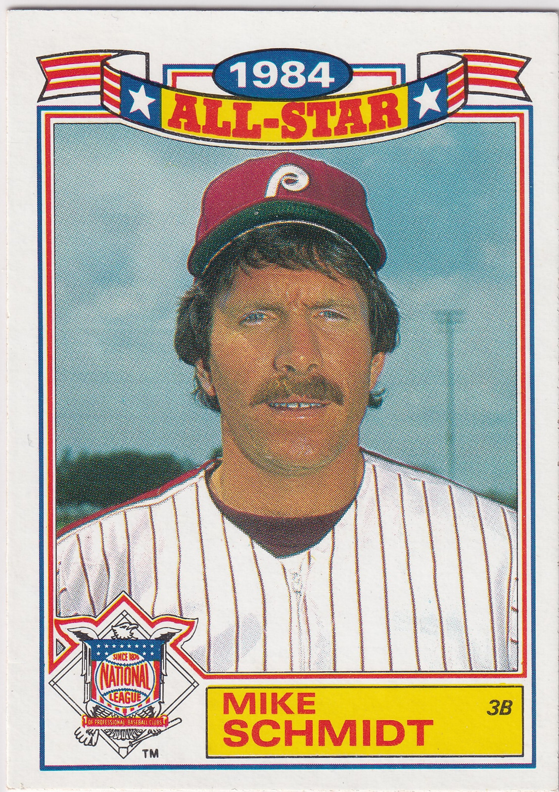 1985 Topps Glossy All-Stars #4 Mike Schmidt