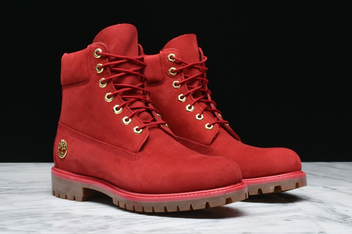 ruby red timberlands womens