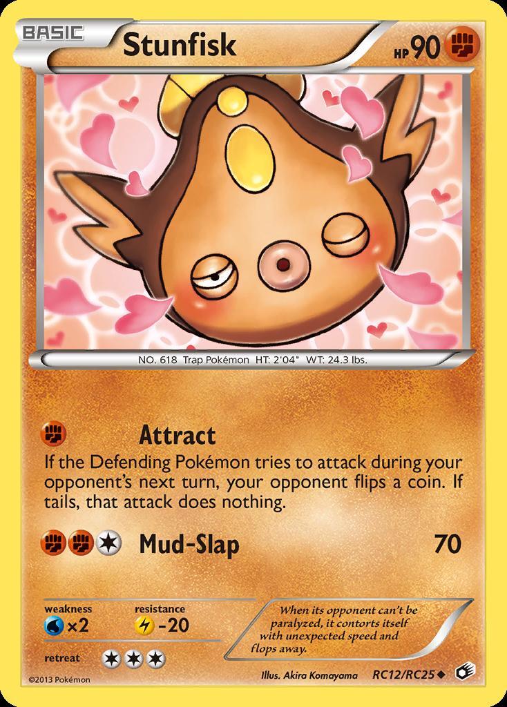 Pokemon Stunfisk (RC12/153) Legendary Treasures LP HOLO