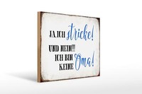 Holzschild Spruch 40X30 Cm Ja Ich Stricke Und Bin Keine Oma Deko Schild