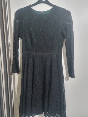 chinese dress ladies Knee Length Black Wedding Dress with Gold Underlay and Sash