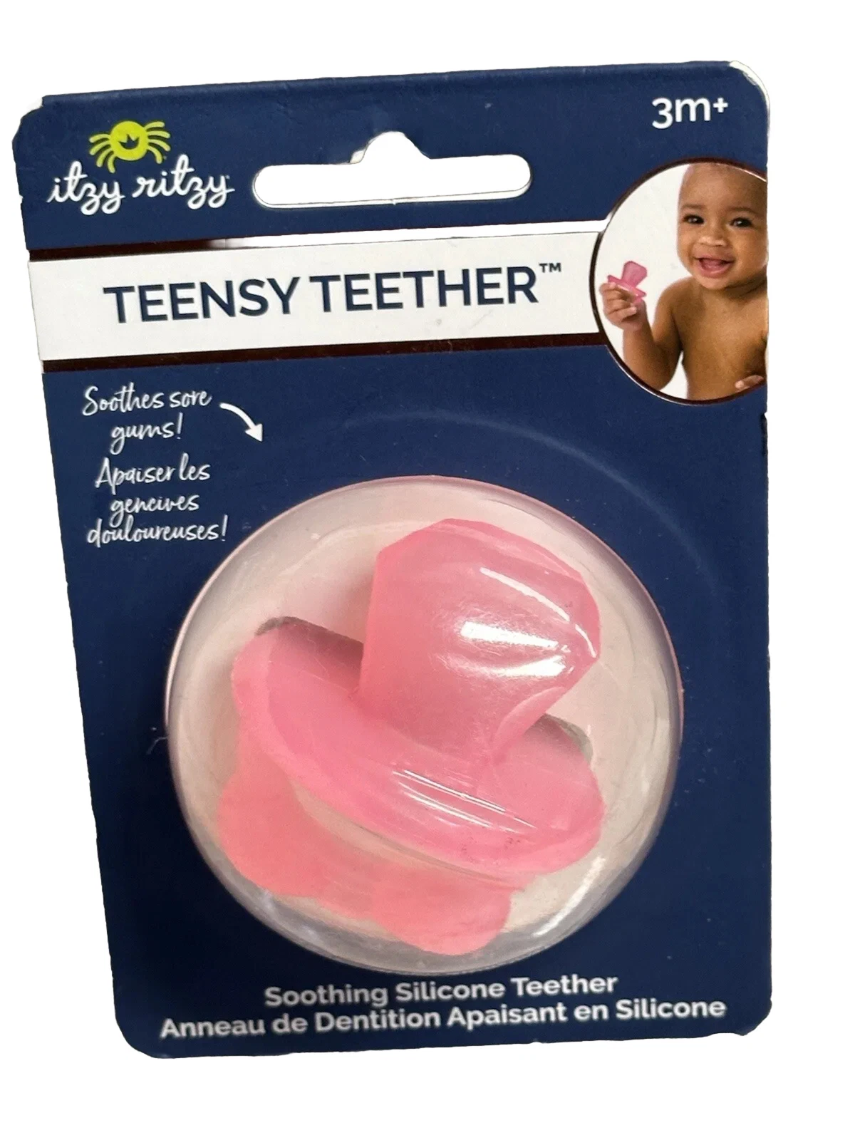 Itzy Ritzy Teensy Teether - Soothing Silicone Hollow Teether Features Flexible3+
Opens in a new wind