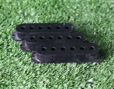 80s Fender Stratocaster Pickup Covers  Set Japan Black #31276