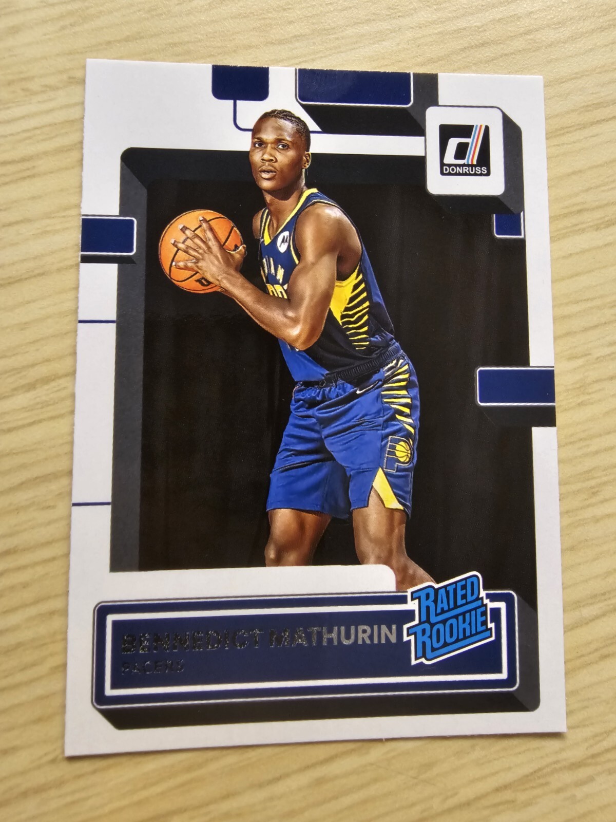 2022-23 Panini Donruss Benedict Mathurin Rated Rookie RC #206 Indiana Pacers