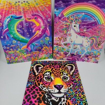 Lisa Frank Pocket Folders Hunter Rainbow Mischief Dancing Dolphins