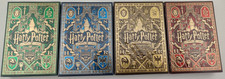 Theory11 Harry Potter Playing Cards Deck Set of 4 Houses - Sealed
